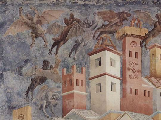 Diavoli - Giotto Basilica Superiore di San Francesco Assisi